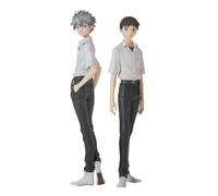 Jilijia 2 figuras de anime Ikari Shinji/Nagisa Kaworu hechas a mano, 22 cm