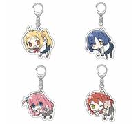 Jilijia 4 llaveros Bocchi the Rock de anime Kita Ikuyo acrílico colgante Gotō Hitori llavero de doble cara
