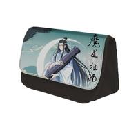 Jilijia Anime Mo Dao Zu Shi Bag MDZS - Bolsa para bolígrafos de cultivo demoníaco, bolsa de lápices Wei Wu Xian, bolsa de dibujos animados Lan Wang Ji, bolsa de cosméticos, bolsa de papelería, Lan