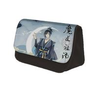 Jilijia Anime Mo Dao Zu Shi Bag MDZS - Bolsa para bolígrafos de cultivo demoníaco, bolsa de lápices Wei Wu Xian, bolsa de dibujos animados Lan Wang Ji, bolsa de cosméticos, bolsa de papelería, Xue
