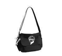 Jilijia Bolsa cruzada de lona de anime JJK Gojo Satoru Yuji Itadori, para hombres y mujeres, gran capacidad, casual, para escuela, viajes, día fuera, Tipo 15, 30*11*27cm