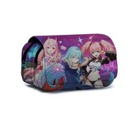 Jilijia Bolsa organizadora para bolígrafos con texto en inglés "That Time I Got Reincarnated as a Slime", bolsa organizadora de Rimuru, bolsa de almacenamiento de anime, Veldora, tempestad, bolsa de