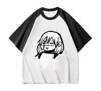 Jilijia Camiseta de manga corta para cosplay de Gojo Satoru/Geto Suguru, estilo casual, cuello redondo, manga corta, holgada, de manga corta, Mahito, 46