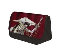Jilijia Code Geass Lelouch of The Rebellion - Estuche para lápices de anime con doble cremallera, bolsa de papelería de gran capacidad, bolsa de almacenamiento de dibujos animados para adolescentes,