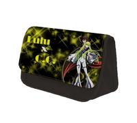 Jilijia Code Geass Lelouch of The Rebellion - Estuche para lápices de anime con doble cremallera, bolsa de papelería de gran capacidad, bolsa de almacenamiento de dibujos animados para adolescentes,