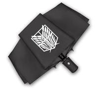 Jilijia Eren Jaeger - Paraguas automático periférico de anime con impresión de anime, paraguas plegable ligero de viaje para exteriores para sol y lluvia, Tipo 3, 105*60cm