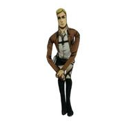Jilijia Erwin Smith Figura de Peluche Anime Divertido Cojín Giratorio Suave Relleno Almohada de Dibujos Animados 28 cm Decoración del Hogar Dormitorio Sofá Cojín Regalos
