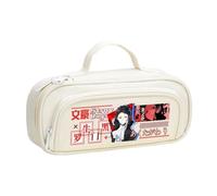 Jilijia Estuche para lápices de anime Dazai Osamu Nakahara Chuuya, bolsa para bolígrafos BSD con estampado de dibujos animados, bolsa para adolescentes, con cremallera, gran capacidad, para