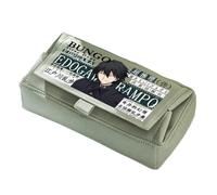 Jilijia Estuche para lápices de anime Dazai Osamu Nakahara Chuuya, con estampado de dibujos animados, bolsas grandes de papelería, regalos escolares para niños y niñas, Tipo 6, 22*10*11cm, Estuches