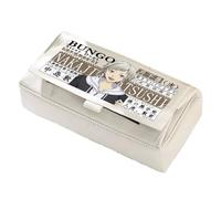 Jilijia Estuche para lápices de anime Dazai Osamu Nakahara Chuuya, con estampado de dibujos animados, bolsas grandes de papelería, regalos escolares para niños y niñas, Tipo 8, 22*10*11cm, Estuches