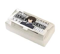 Jilijia Estuche para lápices de anime Dazai Osamu Nakahara Chuuya, con estampado de dibujos animados, bolsas grandes de papelería, regalos escolares para niños y niñas, Tipo 9, 22*10*11cm, Estuches