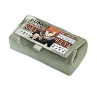 Jilijia Estuche para lápices de anime Dazai Osamu Nakahara Chuuya, con estampado de dibujos animados, bolsas grandes de papelería, regalos escolares para niños y niñas, tipo 1, 22*10*11cm, Estuches