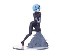Jilijia Figura de acción de Ayanami Rei, figura de anime, uniforme de combate, escenas, modelo, juguetes, estatua de PVC, decoración de escritorio, hecha a mano, coleccionable, regalos de aficionados,