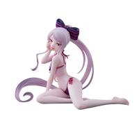 Jilijia Figura de anime sentada Shalltear Bloodfallen/Albedo, figura de acción de manga para niñas, figura de acción coleccionable de PVC, modelo de estatua de escritorio