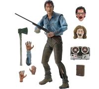 Jilijia Figura de Ash Williams de 18 cm, figura de acción de Ash Williams, modelo estatua de PVC, adornos de escritorio, colección de Halloween, decoración de Navidad, regalo para los fans