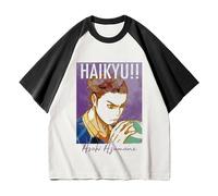 Jilijia Haikyuu - Camiseta de manga corta de anime Karasuno High Shoyo Hinata/Tobio Kageyama 3D de dibujos animados, Asahi Azumane, 42