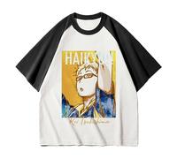 Jilijia Haikyuu - Camiseta de manga corta de anime Karasuno High Shoyo Hinata/Tobio Kageyama 3D de dibujos animados, Kei Tsukishima, 46