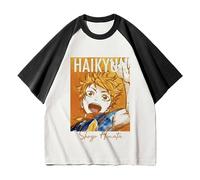 Jilijia Haikyuu - Camiseta de manga corta de anime Karasuno High Shoyo Hinata/Tobio Kageyama 3D de dibujos animados, Shoyo Hinata, 42