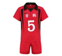 Jilijia Haikyuu Nekoma High Camiseta de Voleibol Jersey Oikawa Tooru/Kuroo Tetsurou/Kozume Kenma Camiseta de Manga Corta + Pantalones Cortos Conjunto de Juego de Anime, L