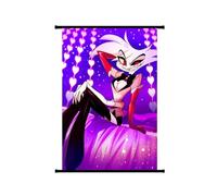 Jilijia Hazbin Hotel Anime Scroll Paintings Alastor/Angel Dust/Charlie Morningstar/Vaggie/Lucifer Morningstar Póster para colgar en la pared, tapiz decorativo para decoración del hogar