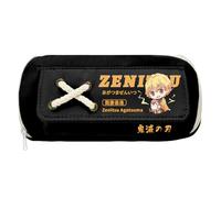 Jilijia Kochou Shinobu - Estuche para lápices de dibujos animados de anime Kamado Tanjiro Tomioka Giyuu, bolsa de papelería de gran capacidad para niños, niñas, adolescentes, regalos de temporada