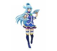 Jilijia Konosuba God's Blessing on This Wonderful World! Figura de anime Aqua figura de acción estatua de pie modelo estatua de PVC decoración de escritorio colección regalo 20 cm