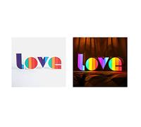 Jilijia Love Neon Light Led Neon Sign Decoración de pared o habitación de niños, fiestas, día de San Valentín, boda, Navidad