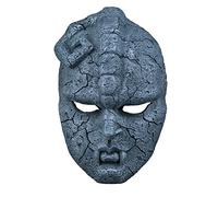 Jilijia Máscara de cosplay de Halloween - Figura de anime japonés Dio Brando/Jonathan Joestar resina piedra fantasma máscara decoración artesanal