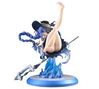 Jilijia Migurdia - Figura de anime de niña de 19,5 cm, PVC sentado, figuras de acción para escritorio, decoración de escritorio, estatua de anime, regalo coleccionable