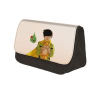 Jilijia Mob Psycho - Estuche para 100 lápices de anime con doble cremallera, bolsa de papelería de gran capacidad, bolsa de almacenamiento de dibujos animados para adolescentes, niños y niñas, Tipo 6,
