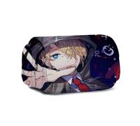 Jilijia Oshi No Ko - Estuche para lápices, diseño de anime Hoshino Ai para suministros escolares, estuche de lápices de dibujos animados, gran capacidad, doble capa, con cremallera, caja de papelería