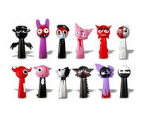 Jilijia Sprunki - Juego de 12 Figuras de Acción del Nuevo Juego de Terror 2025, Mini Figuras PVC, Modelo de Personaje de Dibujos Animados, Estatua de Anime, Regalo