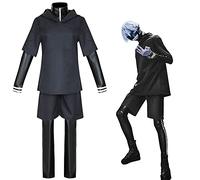 Jilijia Tokyo Ghoul - Disfraz de cosplay de Kaneki Ken, conjunto completo para Halloween (unisex)
