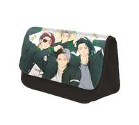 Jilijia Wind Breaker - Estuche para lápices con estampado de anime, gran capacidad, organizador de artículos de papelería, para estudiantes escolares, niños y niñas, Tipo 11, 22x13x7.5CM, Estuche para