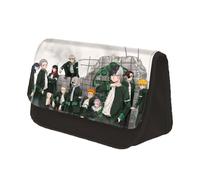 Jilijia Wind Breaker - Estuche para lápices con estampado de anime, gran capacidad, organizador de artículos de papelería, para estudiantes escolares, niños y niñas, Tipo 14, 22x13x7.5CM, Estuche para