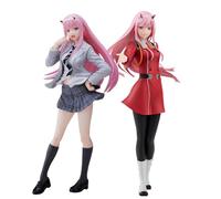 Jilijia Zero Two, figuras de modelo Ichigo, 2 estatuas de personajes de anime Darling in The Franxx de PVC, decoración del hogar