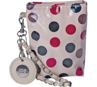 Jill-e Red Polka Dot Plastic Coated Fabric Pouch Multicolor - Funda (Multicolor)