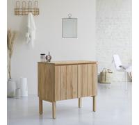Jill - Mueble de almacenaje de teca maciza 80 cm H 78 x B 80 x T 46 cm