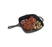 Jim Beam sartn de hierro fundido prepaciado con crestas 16 """" Negro