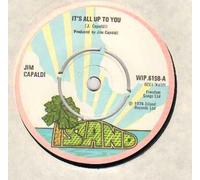 JIM CAPALDI - JIM CAPALDI - IT'S ALL UP TO YOU - 7 inch vinyl / 45