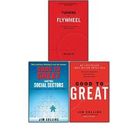 Jim Collins Collection 3 Books Set (Turning the Flywheel, Good to Great and the Social Sectors, Good To Great)
