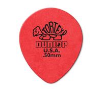 JIM DUNLOP 413R.50 Tortex Tear Drop Rojo 0.50 mm 72/Bolsa