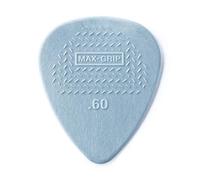 JIM DUNLOP - 449F060 Paquete de 24 púas Max-Grip Nylon Standard 0,60 mm, gris