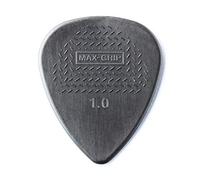 JIM DUNLOP - 449F100 Paquete de 24 púas Max-Grip Nylon Standard 1,0 mm, gris