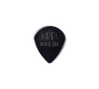 JIM DUNLOP 47P3S Nylon Jazz III, negro, 1,38 mm, paquete de 6 jugadores