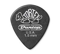 Jim Dunlop Púas Tortex Jazz III Pitch Black 1,50 mm Saco de 72