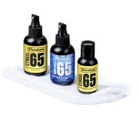 JIM DUNLOP | 6400 Formula 65 Cymbal And Drum Care Kit, Producto para Limpieza y Mantenimiento de Batería y Platillos, Incluye 3 productos fórmula 65 y un paño