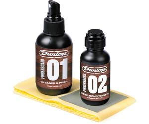 JIM DUNLOP | 6502 System 65 Guitar Fingerboard Kit, Kit de Limpieza para el Diapasón de la Guitarra. Incluye 2 productos y un paño de microfibra.