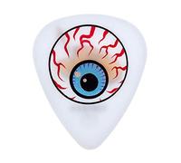 JIM DUNLOP Púas Dirty Donny II, Saco de 36, Eye Ball, Blanco, 0,60mm