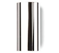 JIM DUNLOP Bottleneck Acero Cromado, Grande corto, gris 22x25,4x51mm